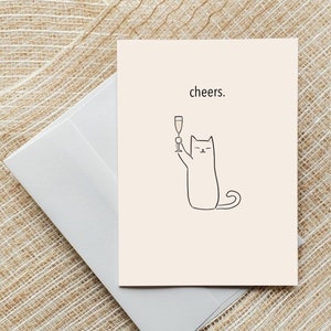 Card CHEERS CAT