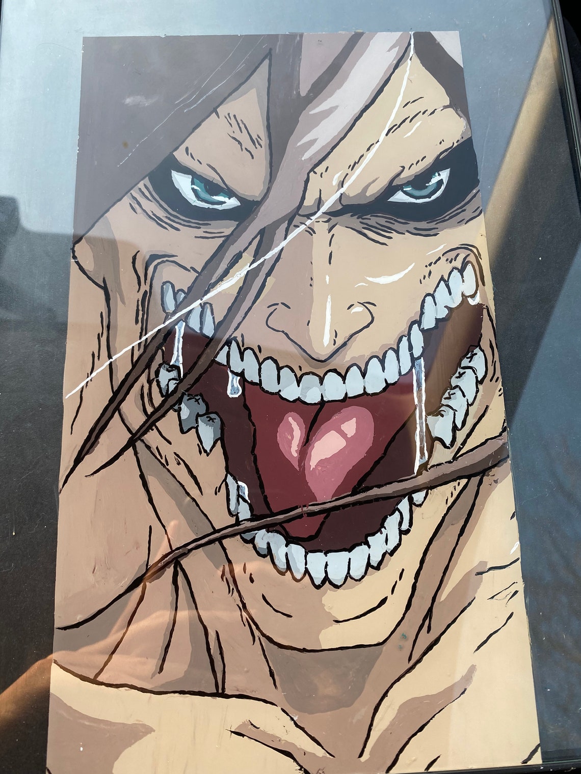 Anime Glass Painting Etsy