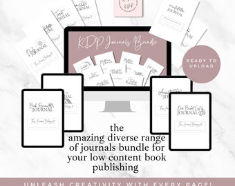 Journal Template Collection: KDP Ready-Made Interiors (Includes Canva Covers)
