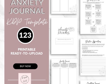 Printable Anxiety Journal - Daily Prompts and Coping Tools