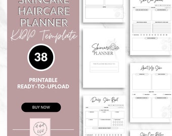 Skincare and Haircare Planner - Track Your Daily Beauty Routine