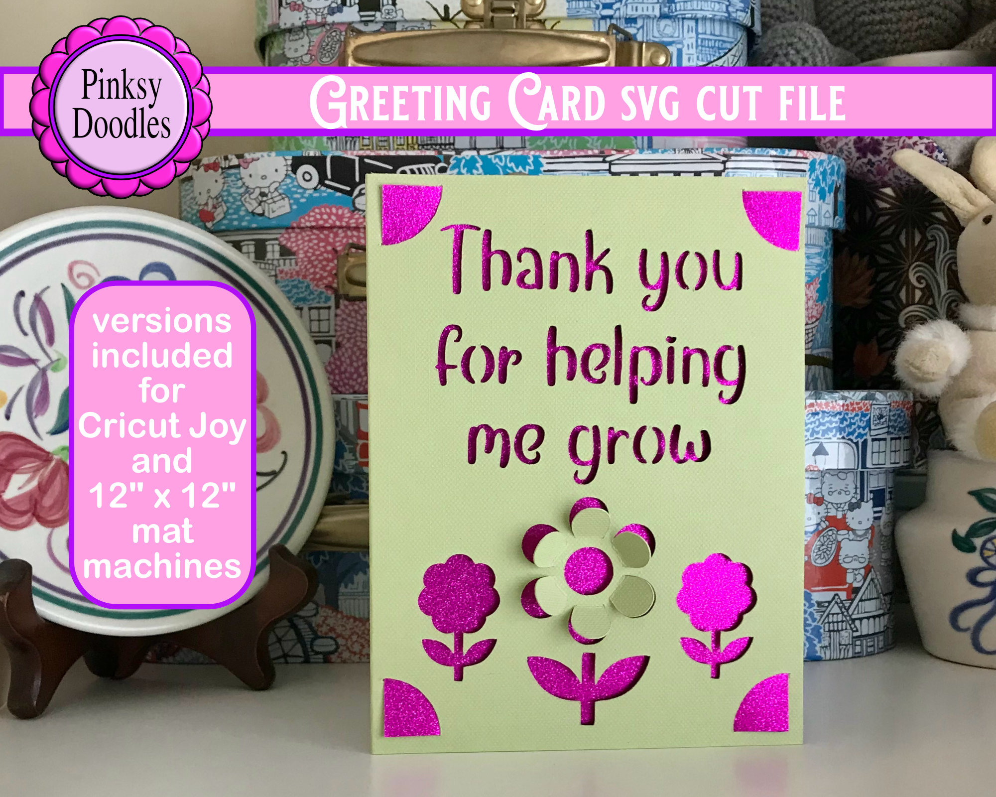 Thank You Teacher Card Svg Cut File Cricut Joy Ready Insert Etsy UK