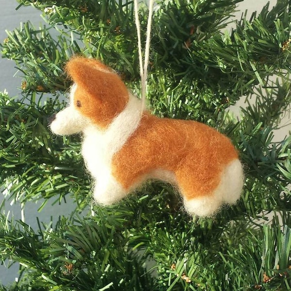 Needle Felted Christmas Ornaments Etsy