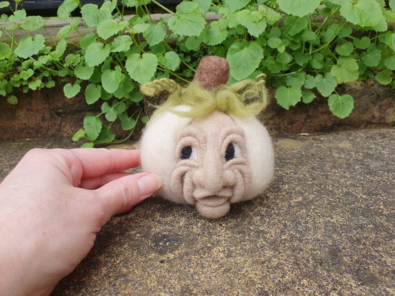 Pumpkin Mouse - Fairy Fae Handmade Needle Felt Decoration Pumpkin Mouse - Fairy Fae Handmade Needle Felt Decoration