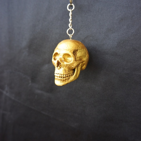 Porte-clés Golden Skull