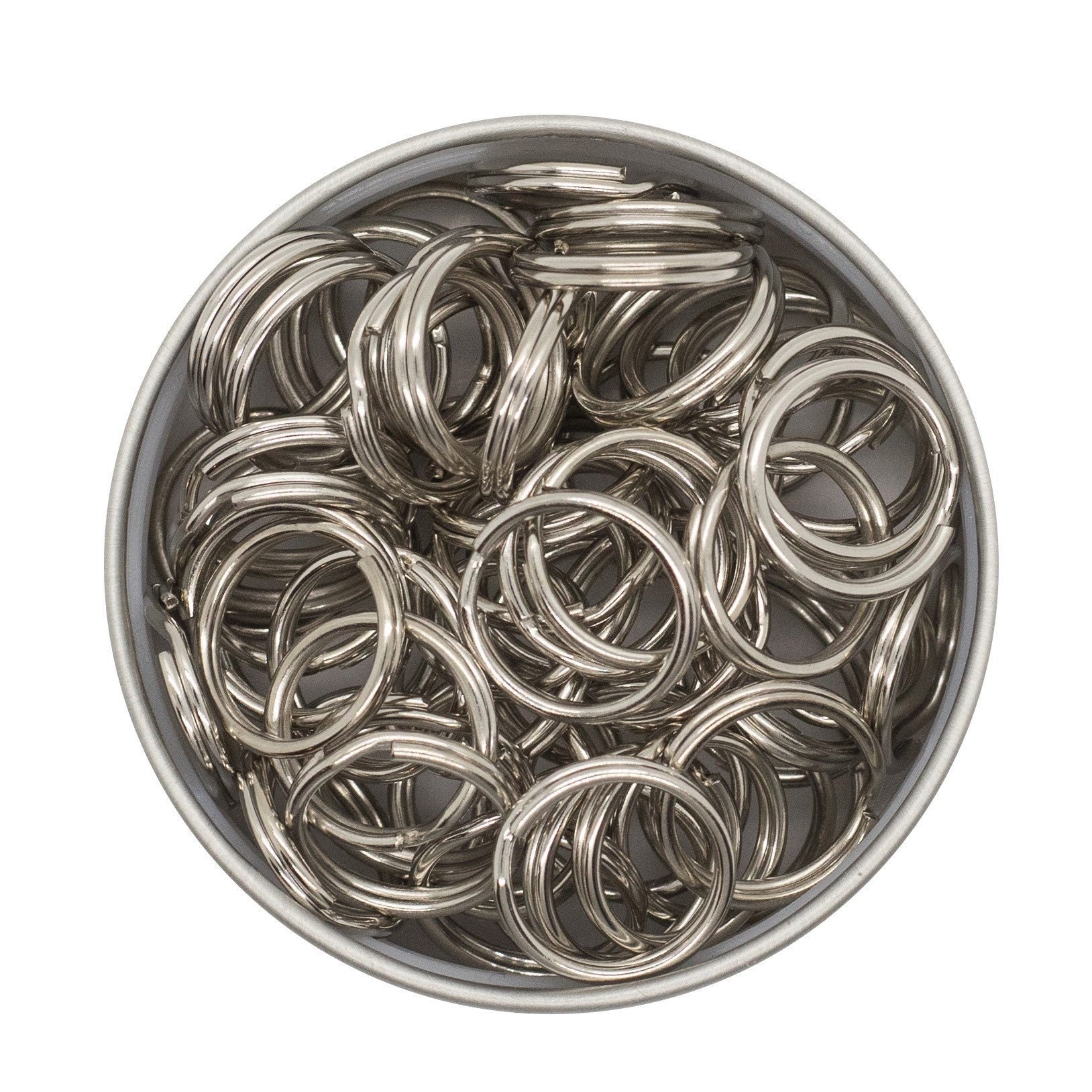 Split Ring Keychain Links 15mm
