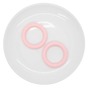 Barley Pink Jumbo Silicone Ring Bead 64mm