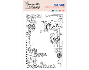 Tampons transparents / Carte Postale