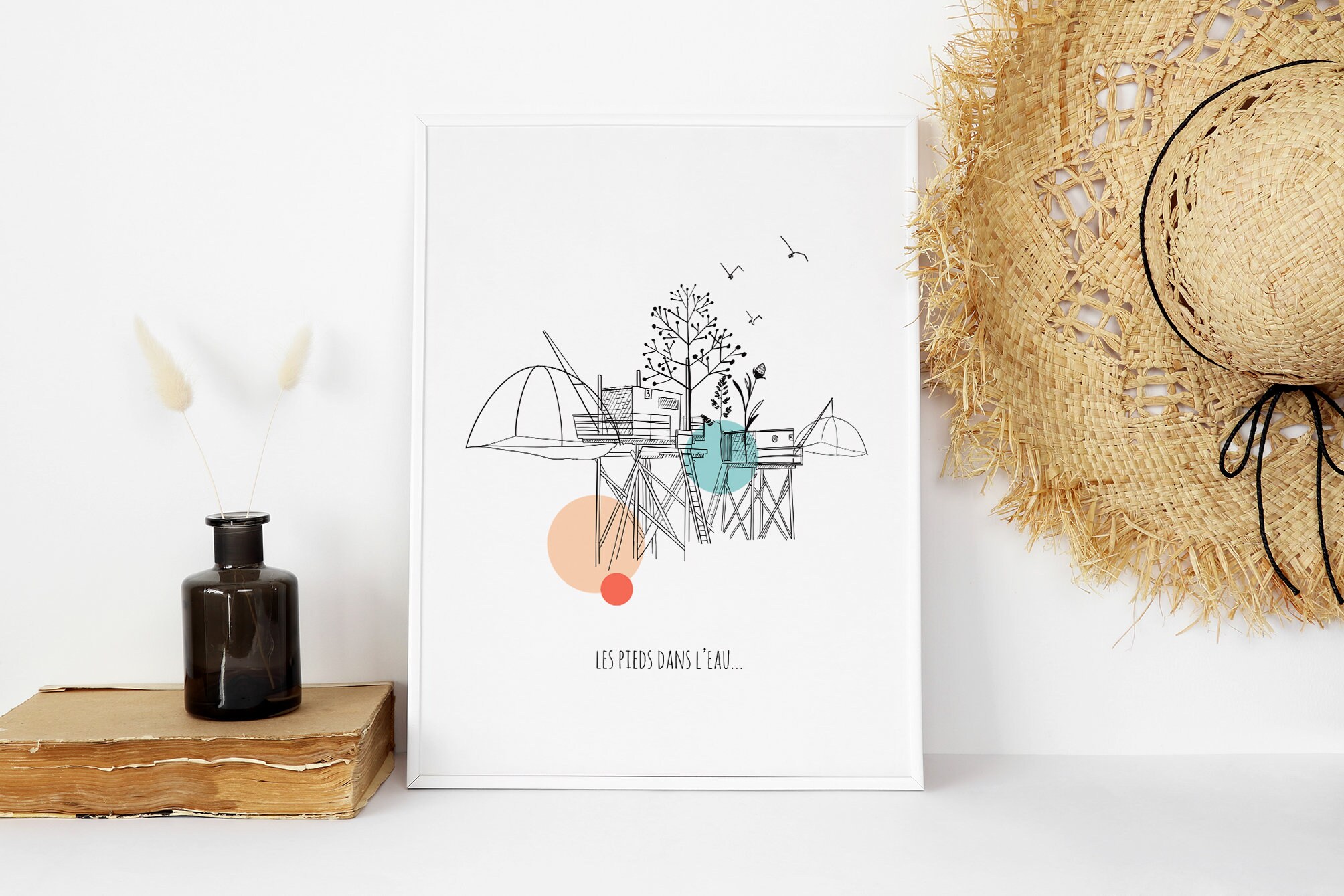 Illustration - Les Pieds Dans L'eau