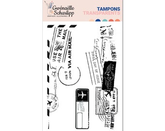 Tampons transparents / Air Mail