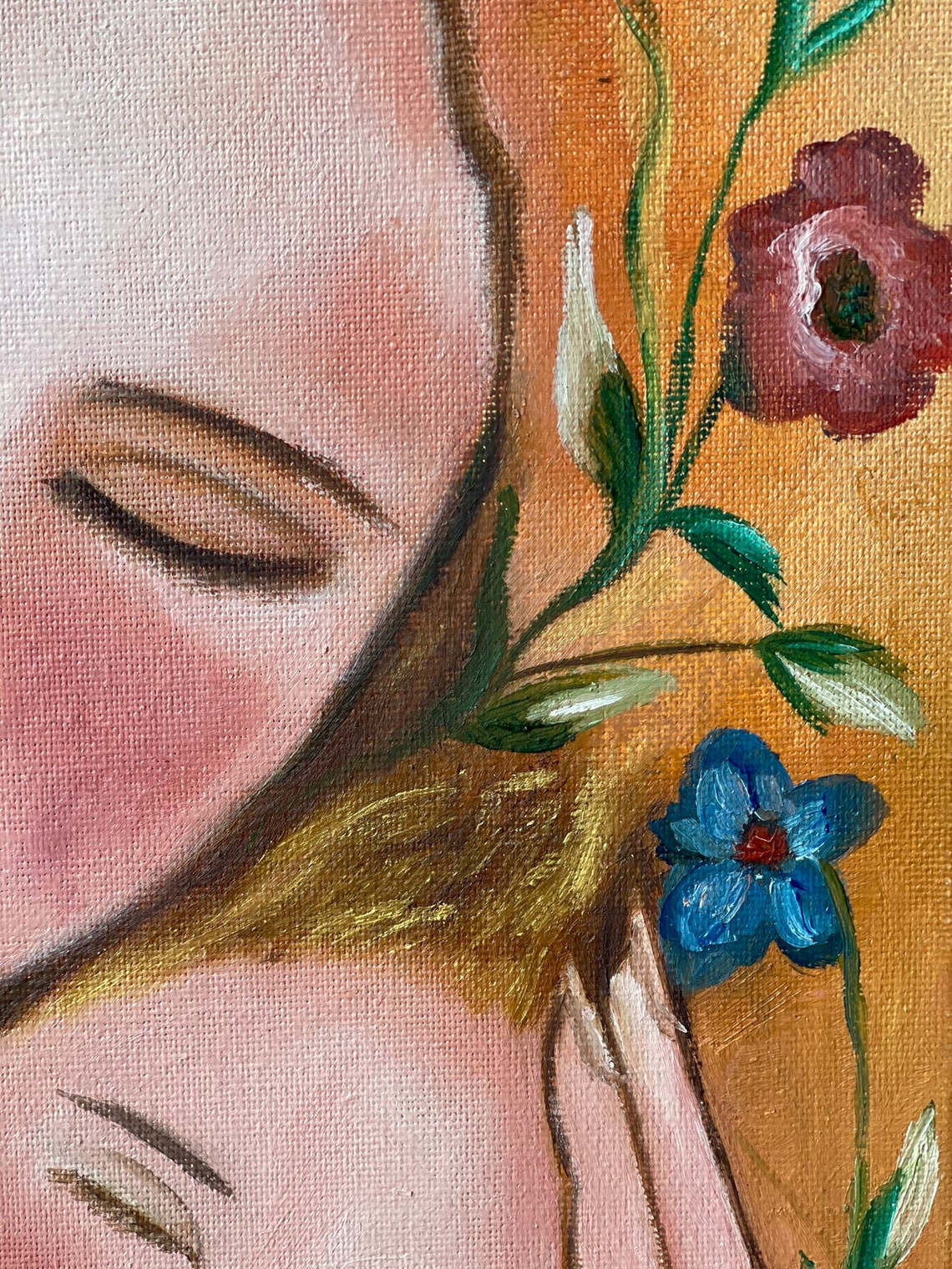 Mother and Baby Original Oil Painting Motherhood Painting Etsy