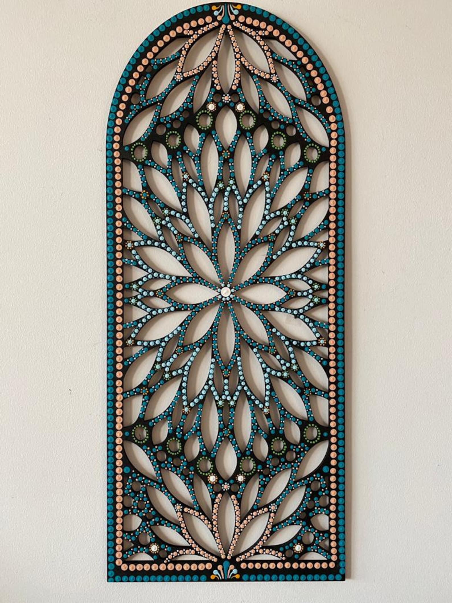 Wood Wall Art Mashrabiya Moroccan Wall Art Living Room Wall Etsy