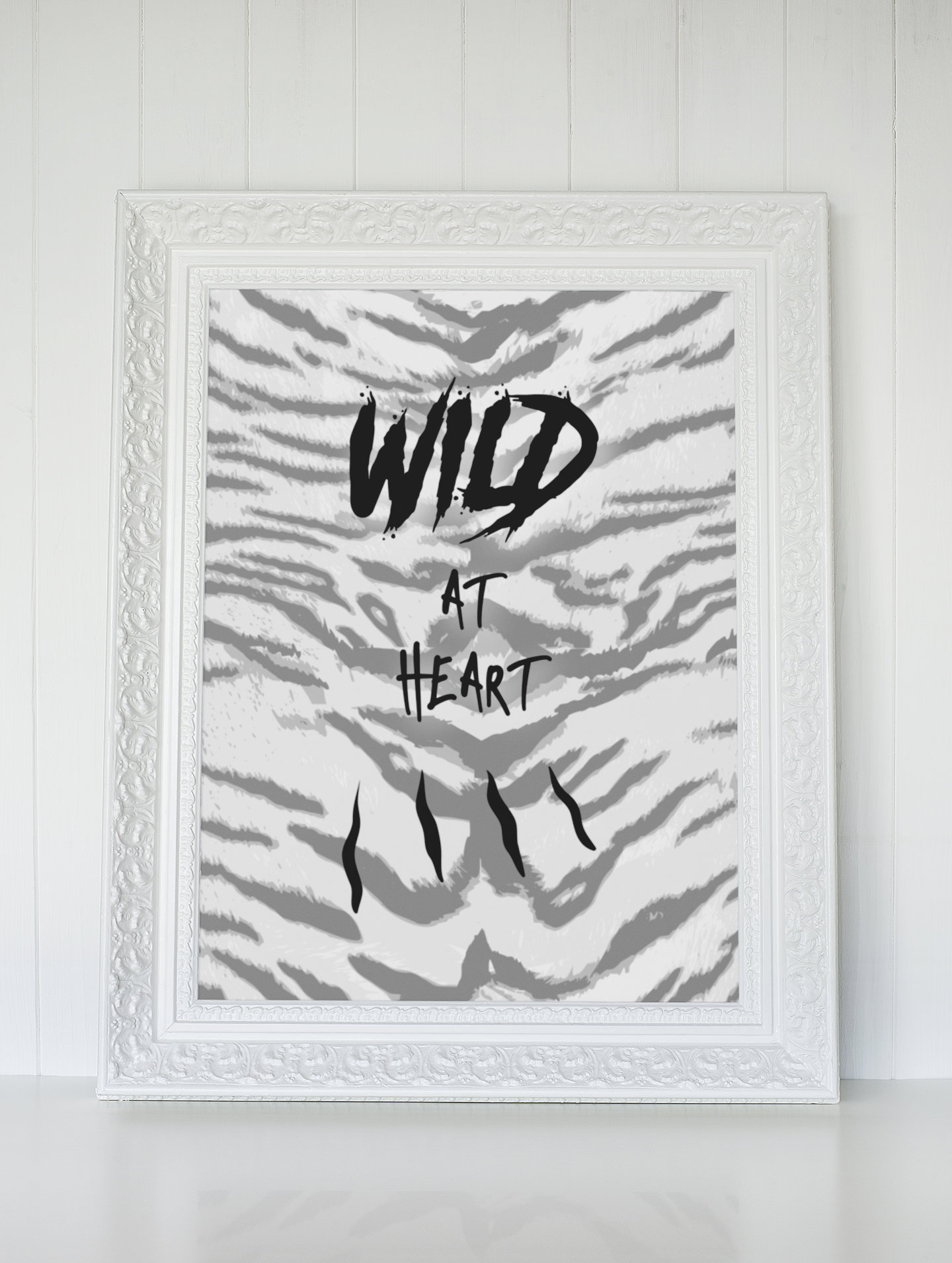 Wall Art Home Decor Print Word Art Black & White | Etsy