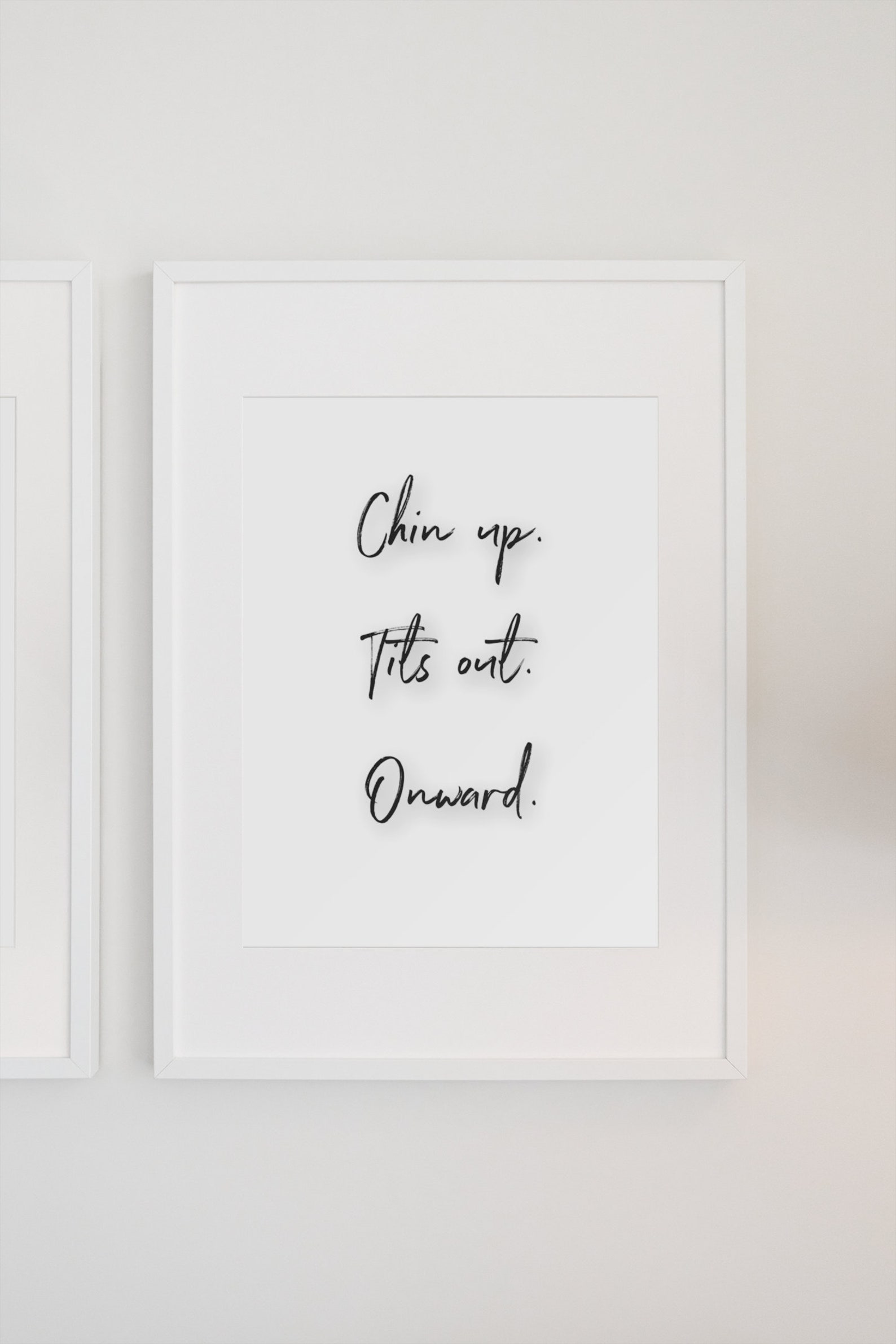 Wall Art Home Decor Print Word Art Black & White | Etsy