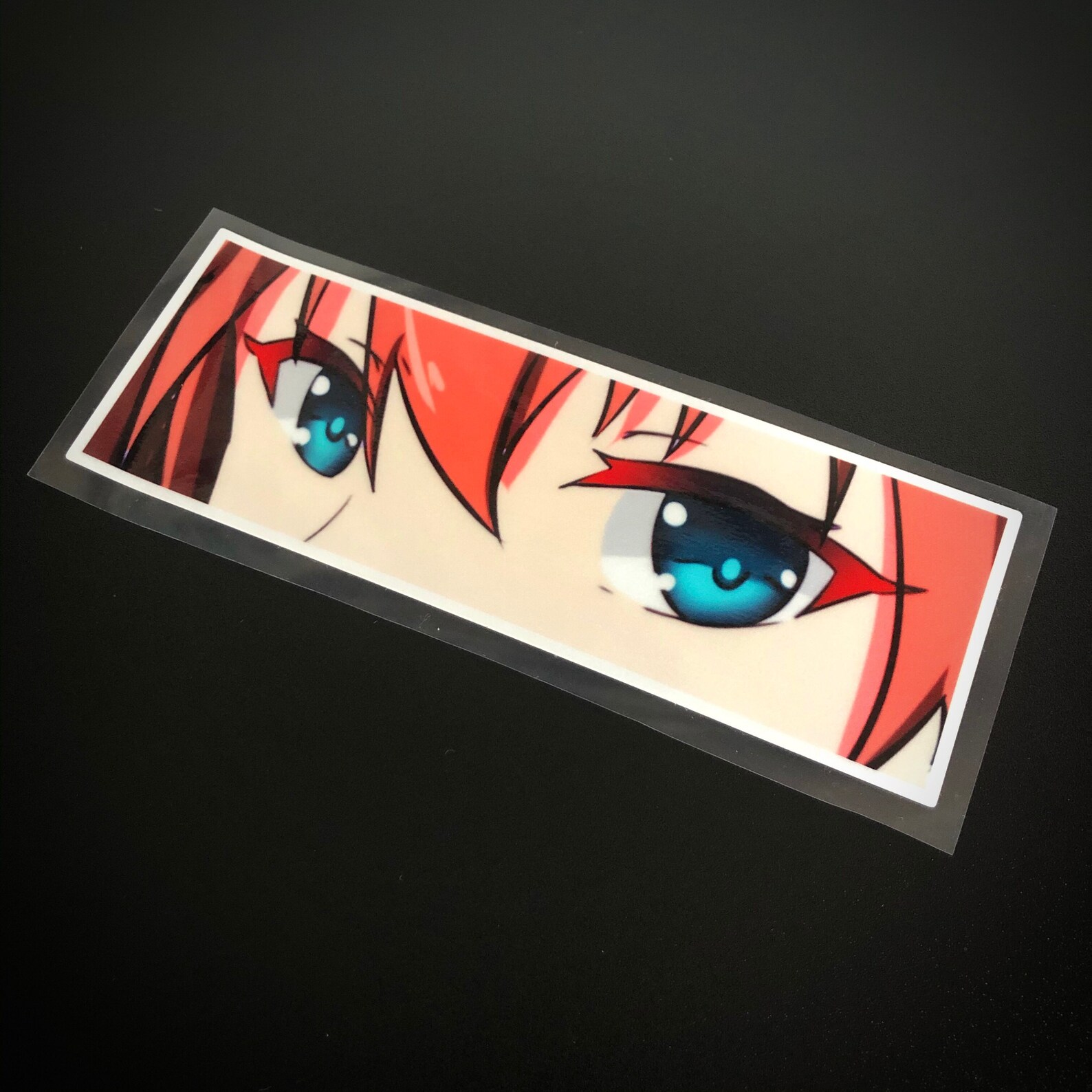 Anime Girl Cute Eyes Reflective Sticker Slap Vinyl Japanese Etsy