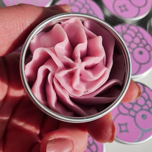 BERRY Natural Handmade Whipped Lip Butter, Strawberry & Blueberry, For Dry Chapped Lips, Vegan Lip Balm, Lip Care Gift, UK