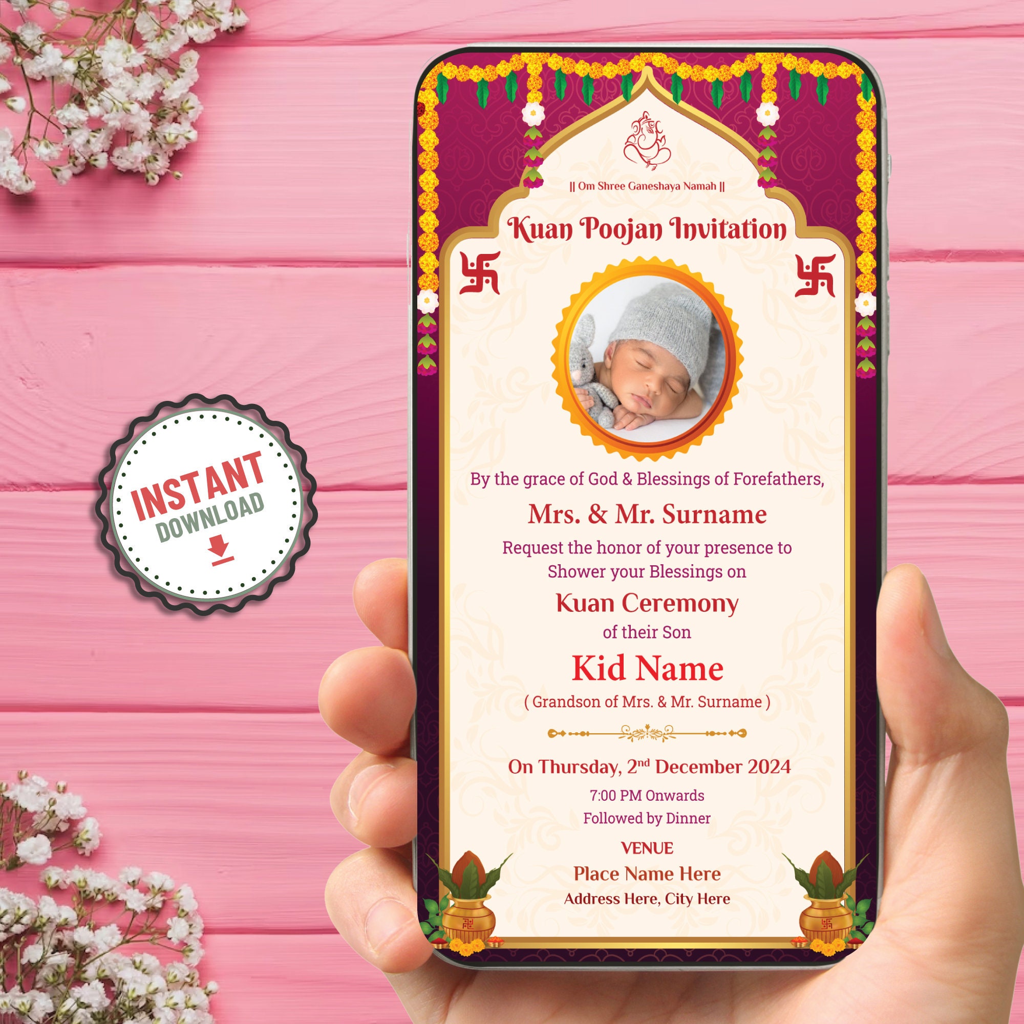 Kua Pujan Invitation Card Kuan Pujan Card Kuan Pujan Invitations Kua Pujan Invitation Card Kuan Pujan Card Kuan Pujan Invitations