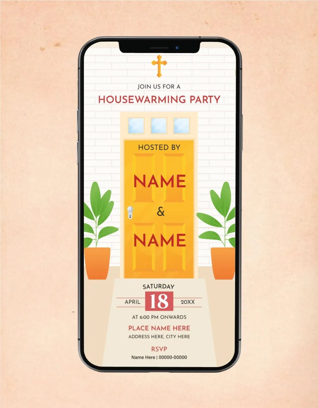 Housewarming Invitation Templates Christian Housewarming - Etsy