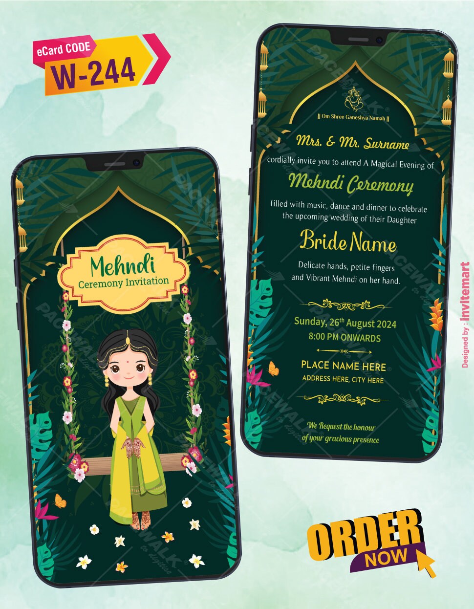 Mehndi Cartoon - Etsy Mehndi Cartoon - Etsy