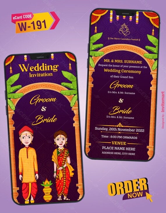 Marathi Cartoon Couple Wedding Invitation Digital Invitation - Etsy UK Marathi Cartoon Couple Wedding Invitation Digital Invitation - Etsy UK
