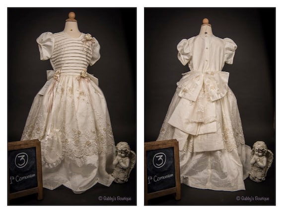 Vestido De Primera Comunión Size 8 | Etsy Canada