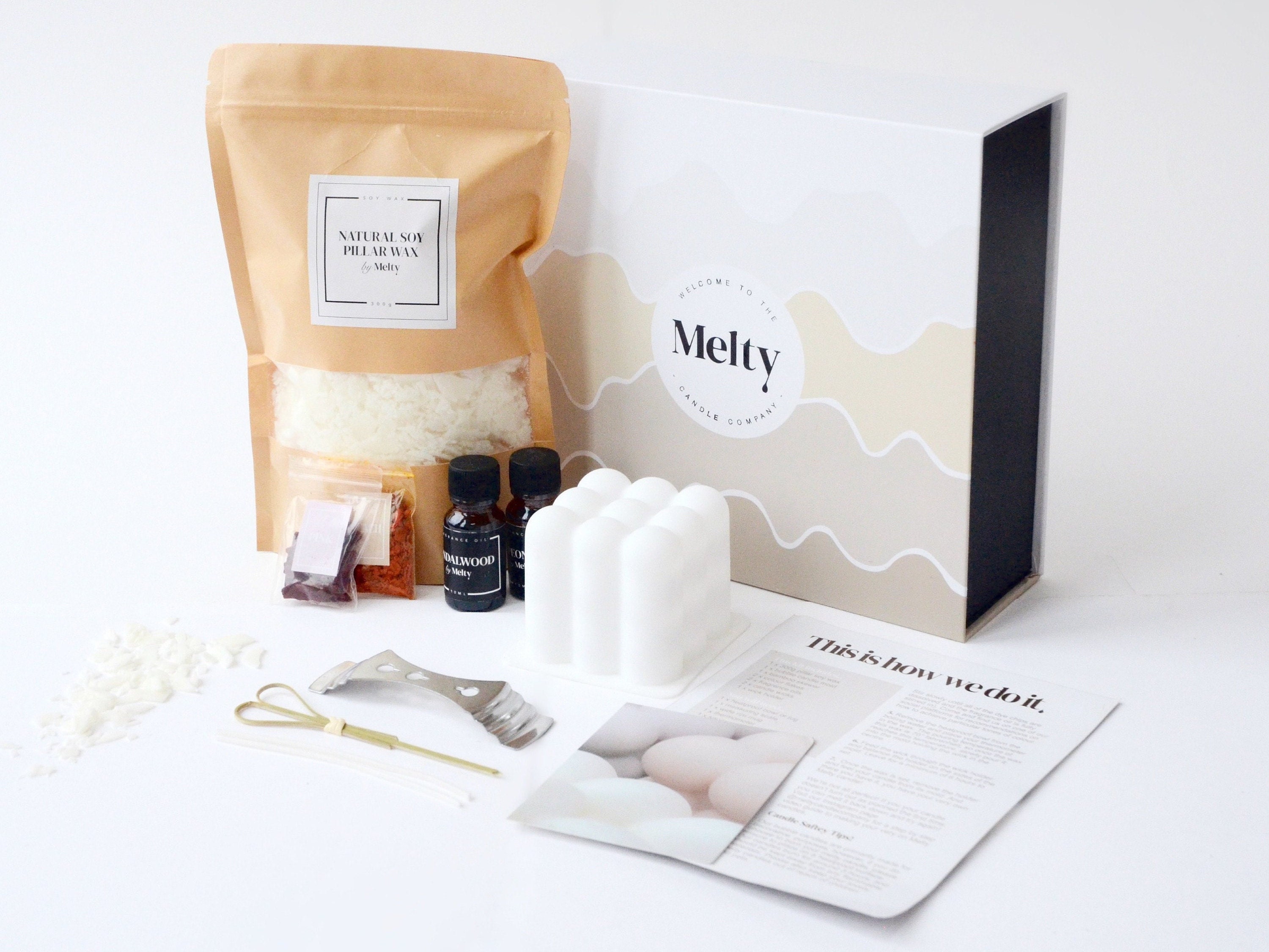 Kit de Bougie à Bulles Diy Par Melty