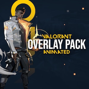 Animated Valorant Overlay Pack I Twitch streaming Gaming I startscreen offline banner be right back webcam facecam alert badge stinger