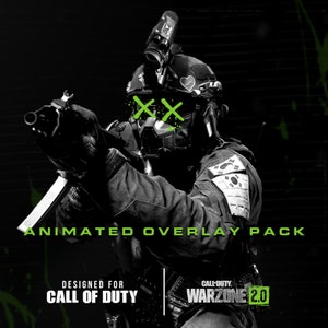 COD War Zone 2 Animated Overlay Bundle Cod I Streaming Twitch Overlay Decoration Facecam Webcam Transition shooter