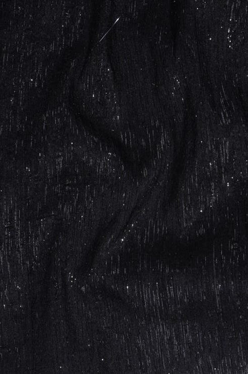 Deep Coral Pink Metallic Shantung Silk Fabric main image 1