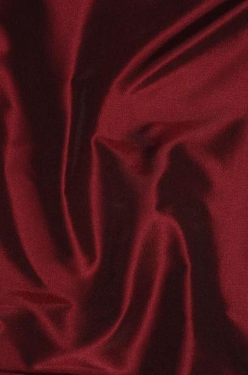 Red Dahlia Heavy Taffeta Silk Fabric main image 0