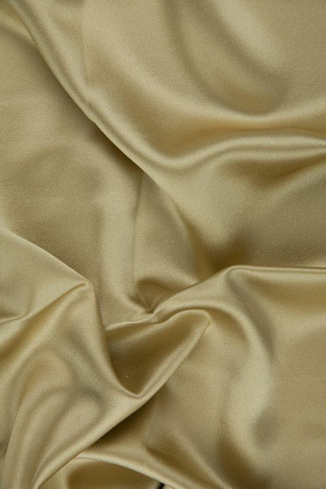 Sunny Lime Silk Crepe Back Satin Fabric main image 1
