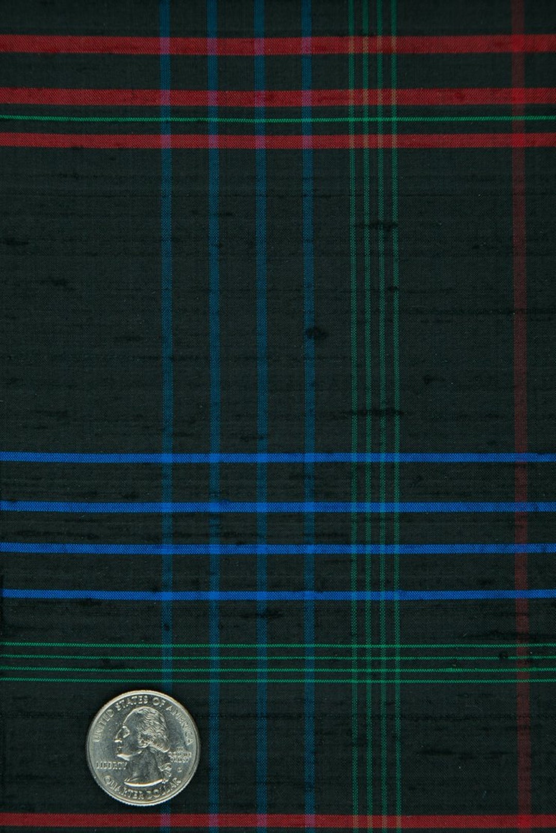 Multicolor Plaid Silk Shantung 169 Fabric main image 0