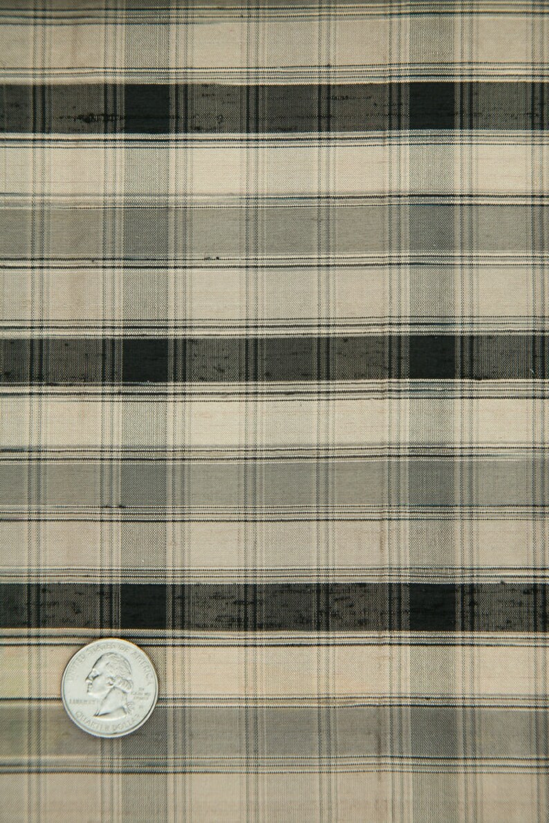 Multicolor Plaid Silk Shantung 388 Fabric main image 1