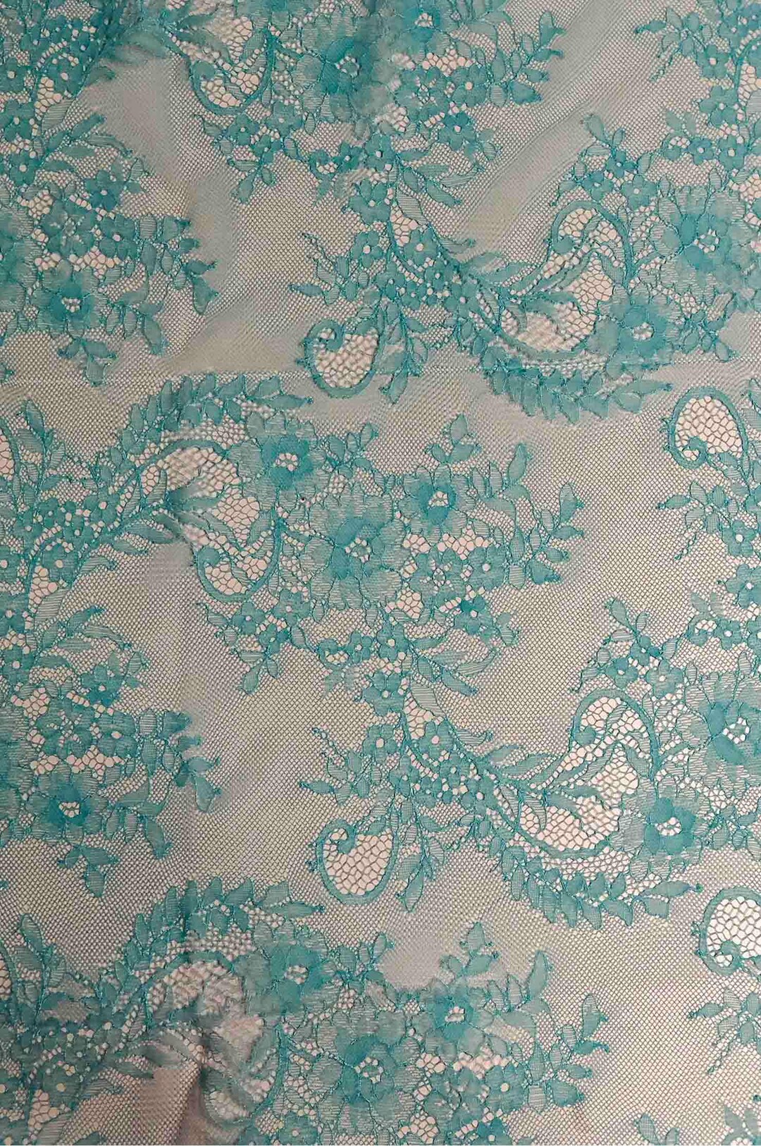 Black French Plain Lace FLP-005/5 Fabric