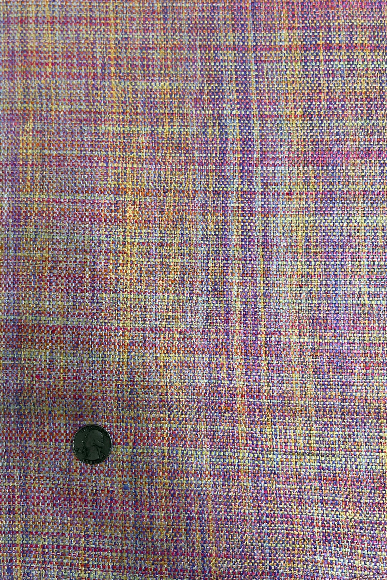 Multicolor Silk Tweed Fabric - Etsy