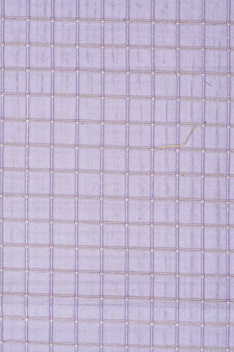 Golden Red Silk Shantung Windowpane 54