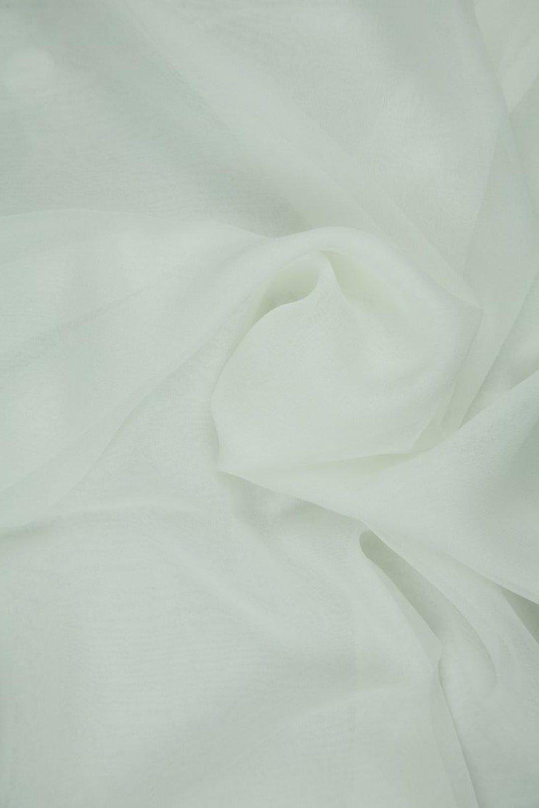 Off White Silk Zibeline Fabric main image 1