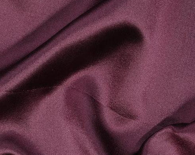 Dark Taupe Silk Zibeline Fabric main image 1