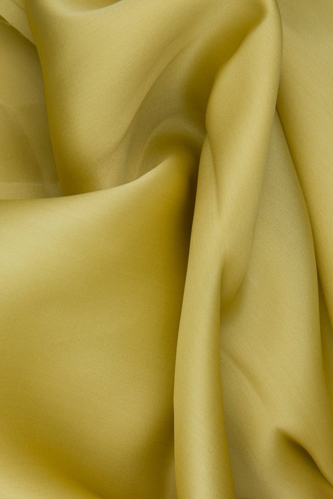 Red Orange Silk Satin Face Organza Fabric main image 1