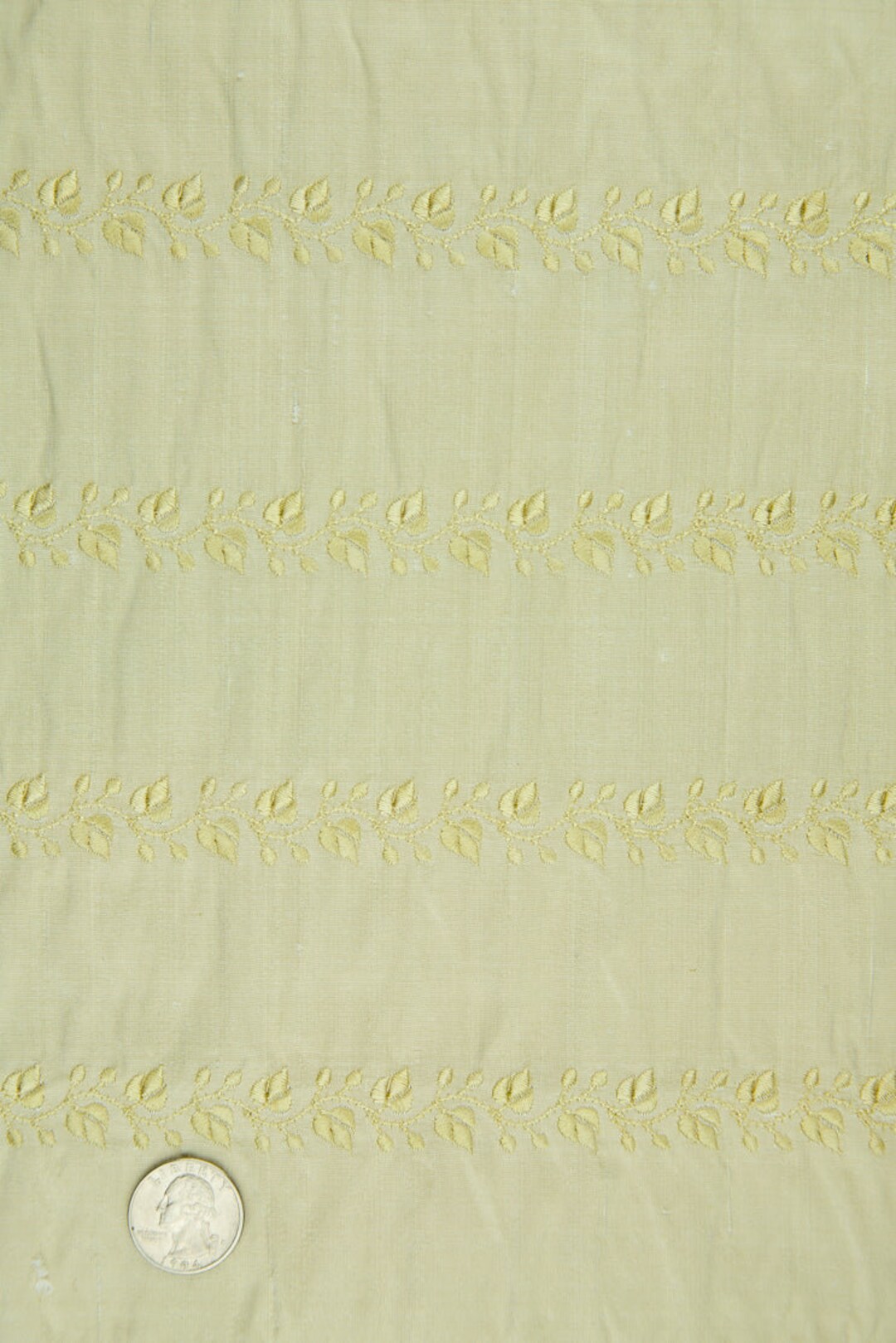 Embroidered Dupioni Silk MED-161/11 Fabric main image 1