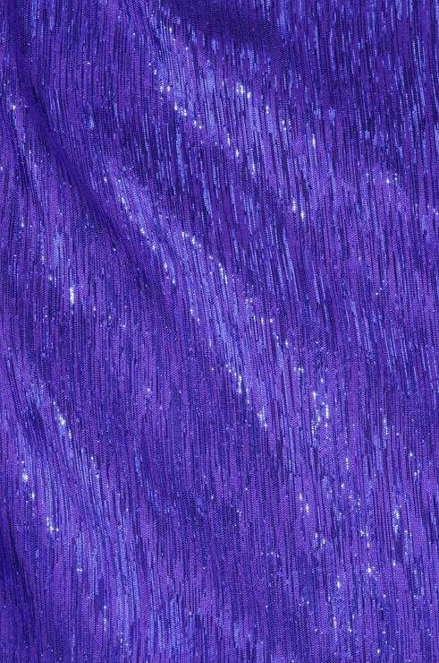 Magenta Purple Haze Metallic Shantung Silk Fabric