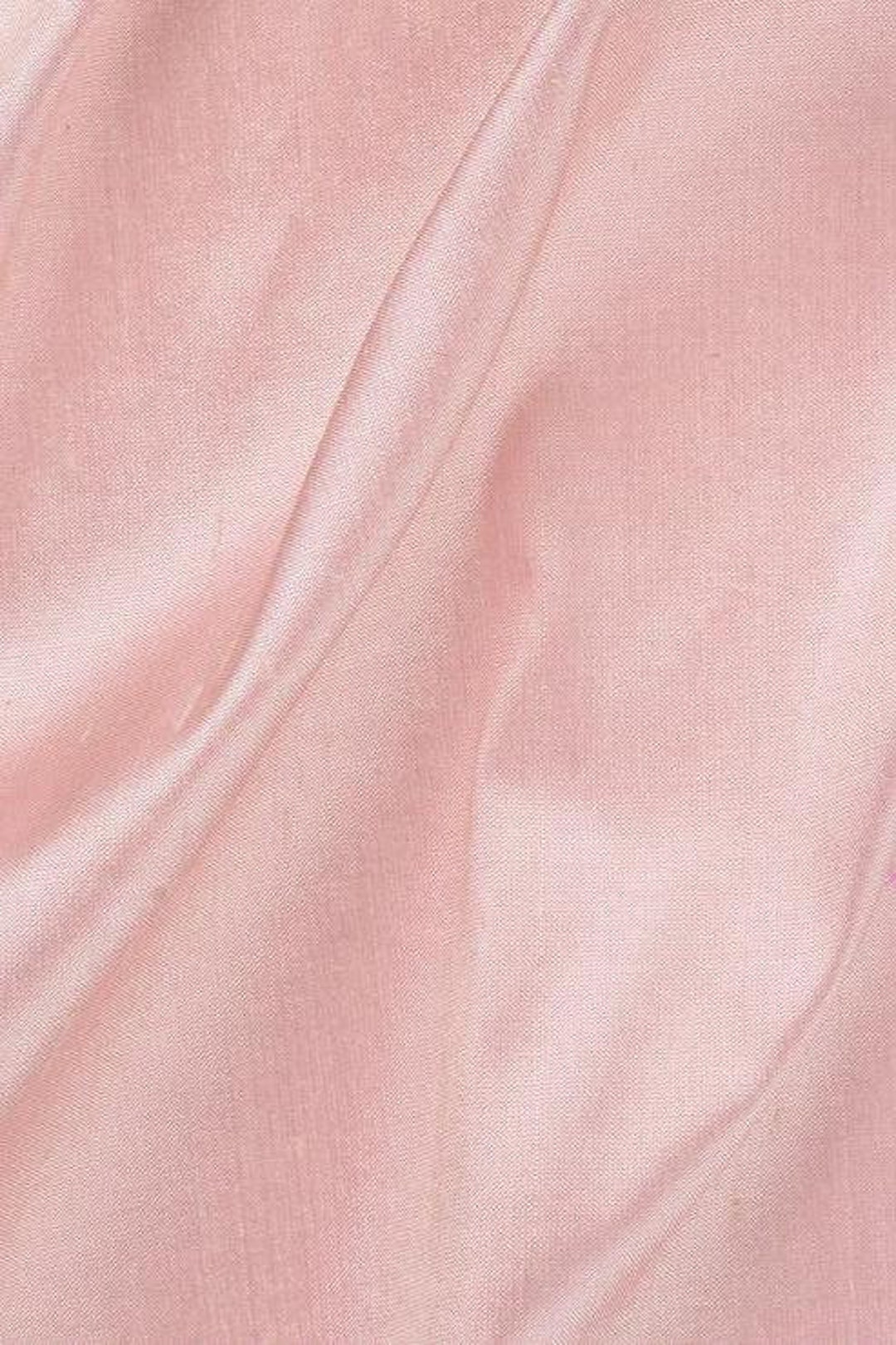Rose Pink Bronze Metallic Shantung Silk Fabric