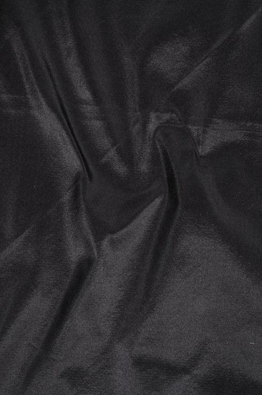 Taffet Charcoal Taffeta Silk Fabric - Etsy