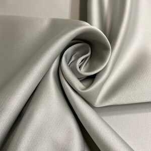 Ivory Italian Double Face Poly Satin