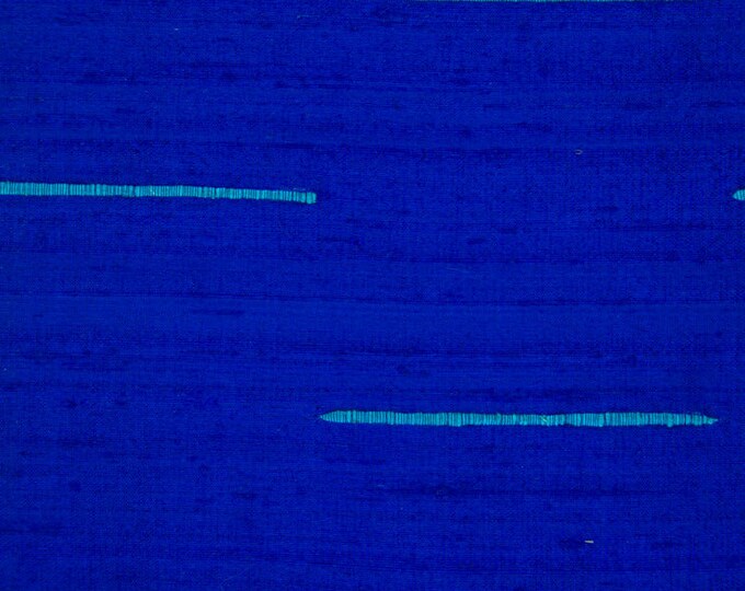 Green 127 Striped Silk Shantung main image 1