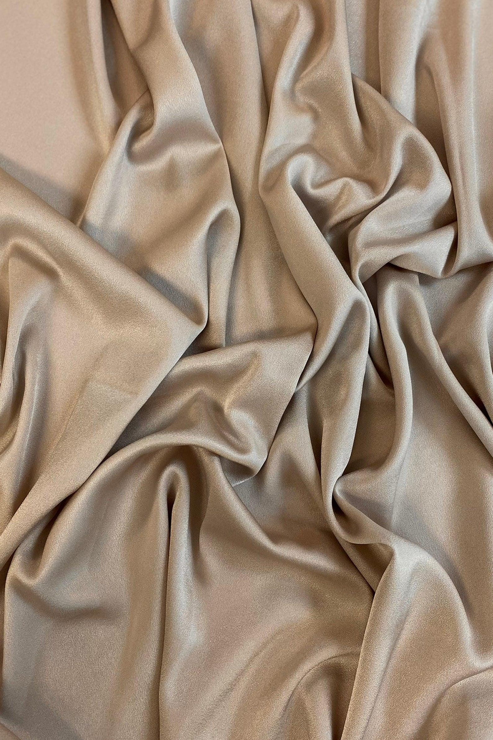 Triacetate Satin Backed Crepe in Yellow