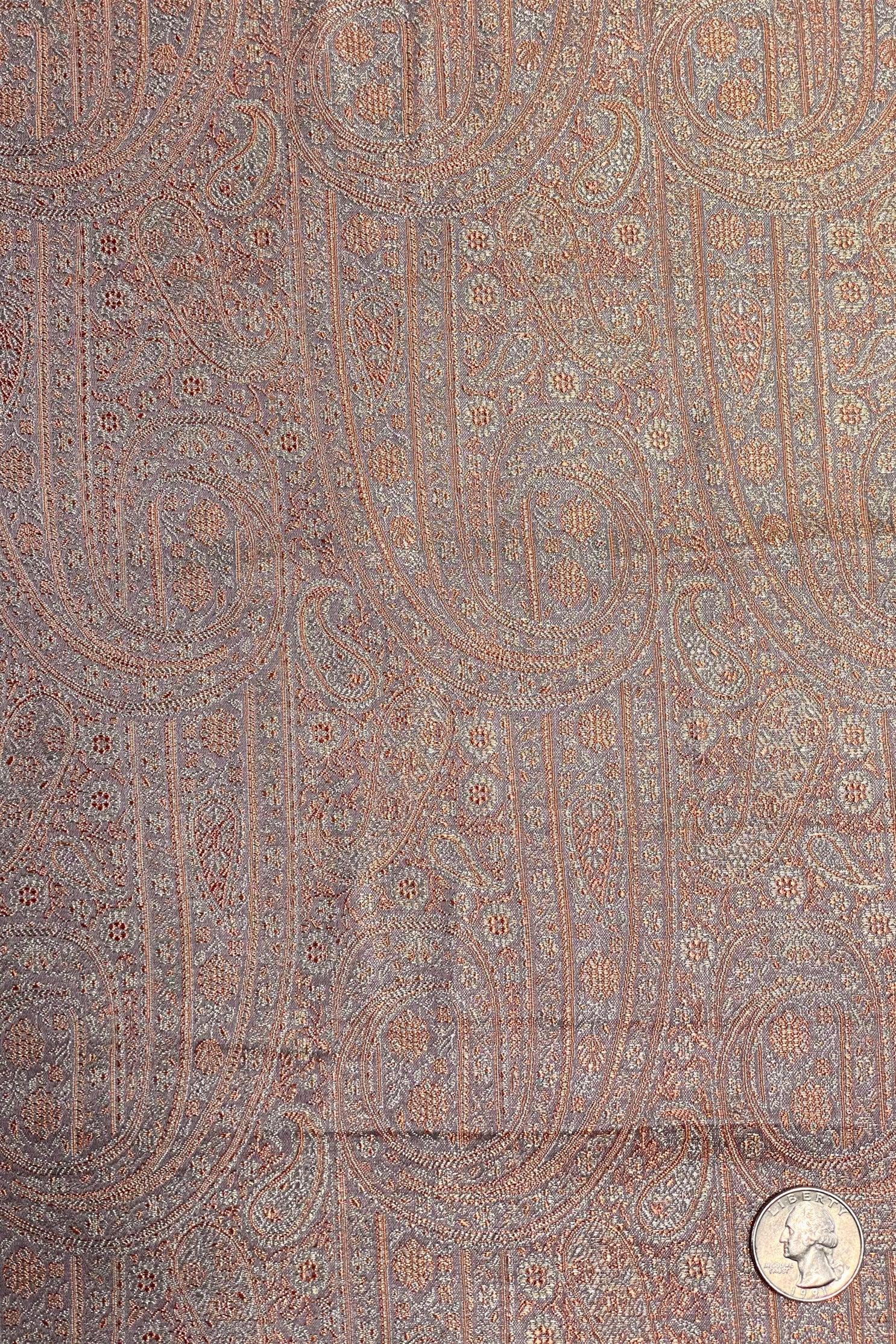 Light Copper Silk Brocade JV-1586/01 Fabric - Etsy Light Copper Silk Brocade JV-1586/01 Fabric - Etsy