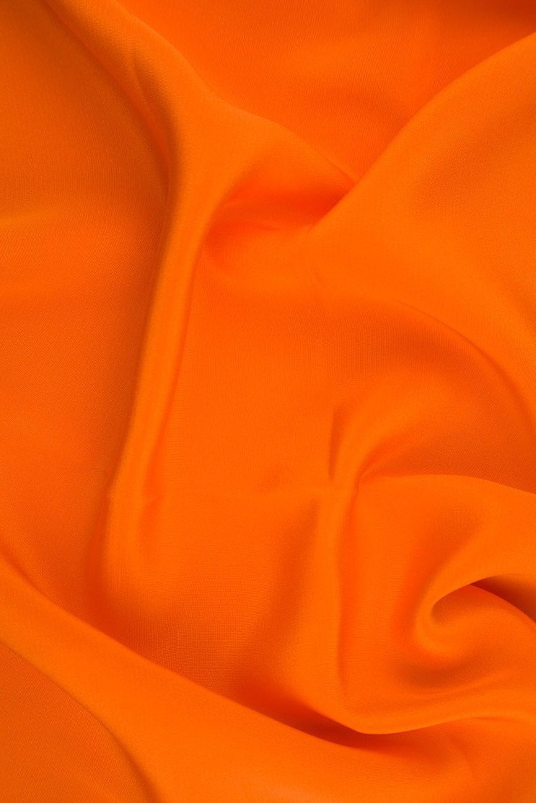 Shocking Pink Silk 4-Ply Crepe Fabric main image 0