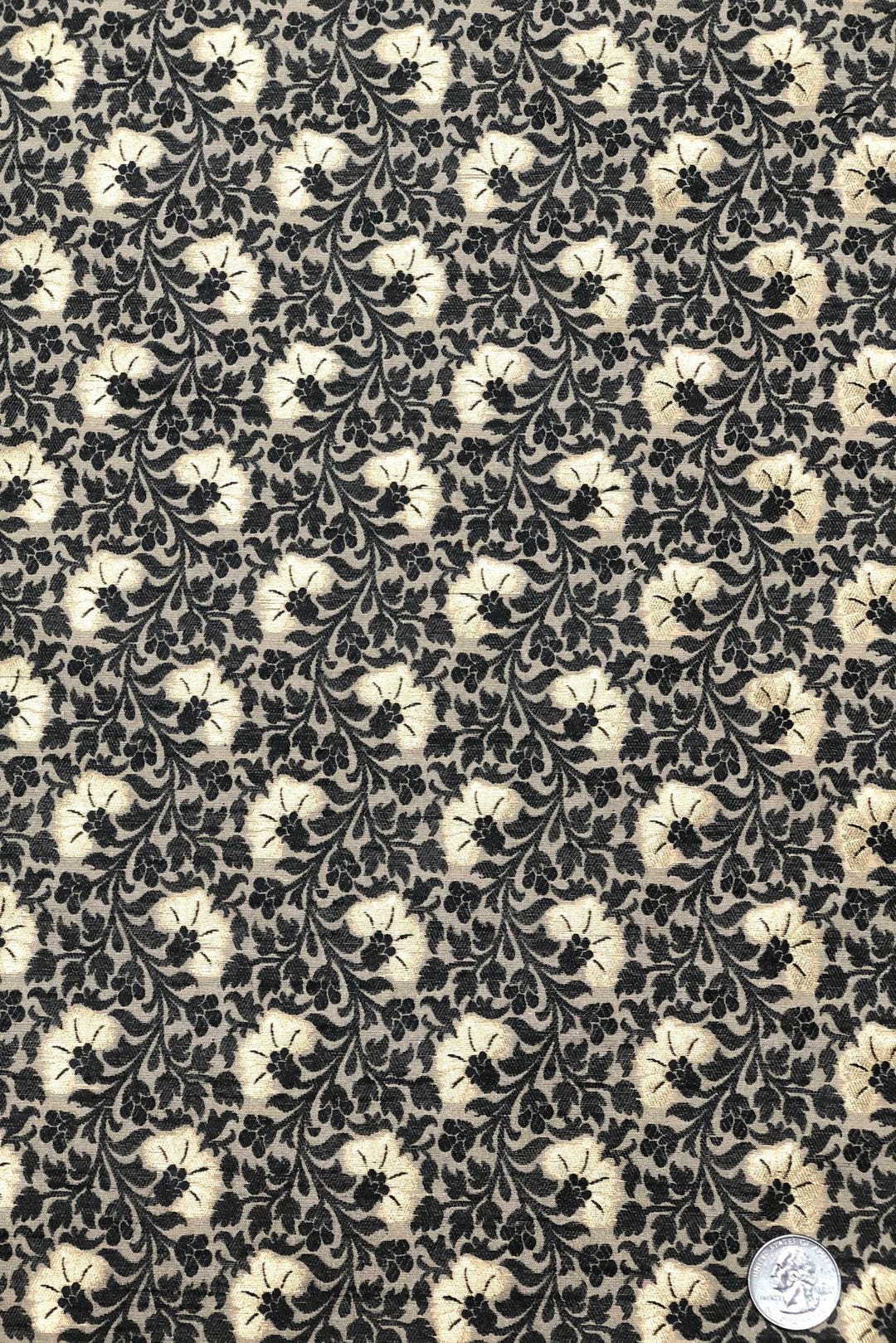 Purple/Gold-Green Silk Brocade JV-1115 Fabric