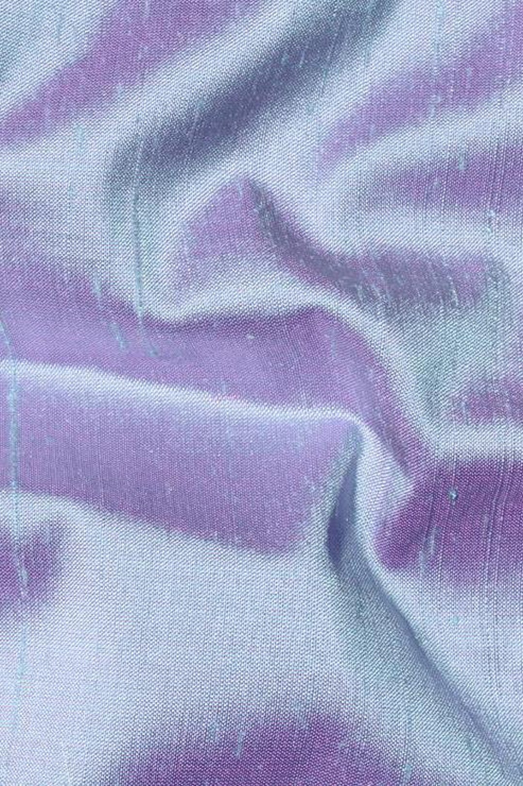 Iris Silk Dress - Blue Print